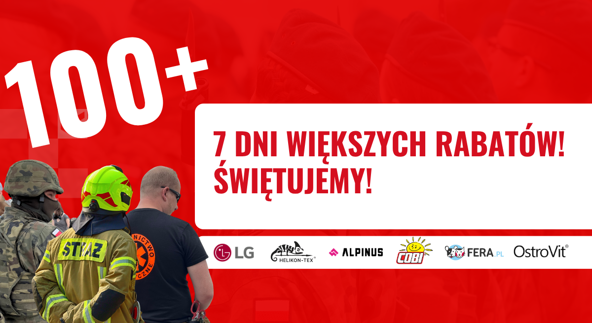 aktualność: 7 dni rekordowo wysokich zniżek! 🔥 Świętujemy 100 tys. użytkowników!