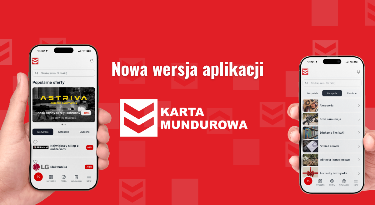 aktualność: Meldujemy: aplikacja Karta Mundurowa w nowej odsłonie 🚀